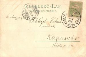 1906 Zágráb, Agram, Zagreb; Rudolfova vojarna / Rudolf laktanya / K.u.K. military barracks (ázott sa...