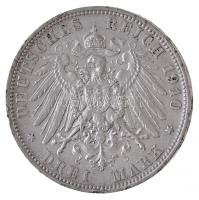 Német Államok / Bajorország 1910D 3M Ag "Ottó" T:2,2- ph.
German States / Bavaria 1910D 3...