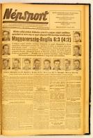 1953 Népsport IX. évf. 175-261. számai, 1953. szeptember 1.-december 31. Félvászon-kötésben, szakado...