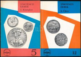 Huszár Lajos: Régi magyar emlékérmek - Történeti érmek I. Középkor + II. Újkor (1526-1657) + II. Újkor (1657-1705) + IV. Újkor (1705-1740). MÉE, Budapest, 1972-1978. Mind jó állapotban.