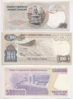 Törökország 1976. 50L + 100L + 1993. 500.000L T:I
Turkey 1976. 50 Lira + 100 Lira + 1993. 500.000 L...