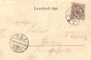 1900 Győr, Városháza. Kiadja Ehrenthál Ig. (EK)