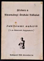 1957-1989 62 db BÁV aukciós katalógus, 1. sz. művészeti aukciója,6-10.,12., 31.,33-37. művészeti kép...