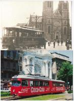 10 db MODERN  külföldi villamos / 10 modern motive postcards; European trams