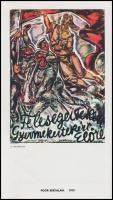 Száz politikai plakát a Szépművészeti Múzeumban. 1973. november  6-25. Szerk.: Aradi Nóra. Bp.,1973,...