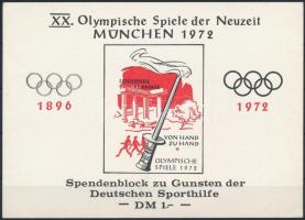1972 Müncheni olimpia adományblokk