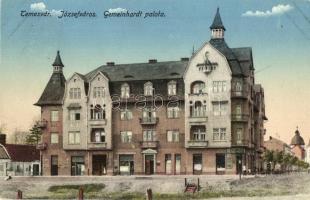 Temesvár, Timisoara; Józsefváros. Gemeinhardt palota, Gyógyszertár / Gemeinhardt palace, pharmacy (EK)