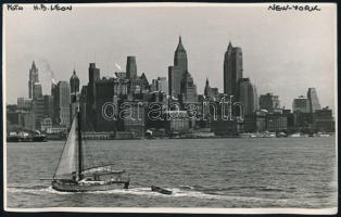 cca 1930-1940 H. B. Leon: New York, feliratozott fotó, 12×19 cm
