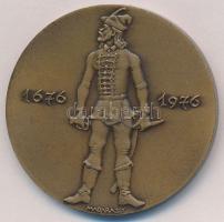 Madarassy Walter (1909-1994) 1976. "II. Rákóczi Ferenc" Br emlékérem (42,5mm) T:1-