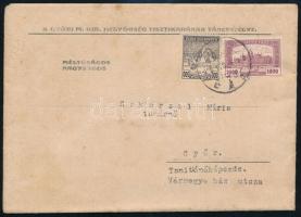 1925 Győr, a győri helyőrség tisztikara meghívója helyőrségi táncestélyre, borítékkal