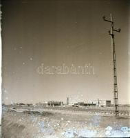 cca 1960 Kazincbarcika, erőmű, építkezés, fotó: Kotnyek Antal, 6 db fotónegatív, 6×6 és 9×12 cm