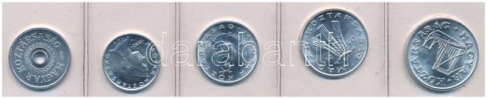 1990. 2f-50f (5xklf) forgalmi sor fóliatokban T:1