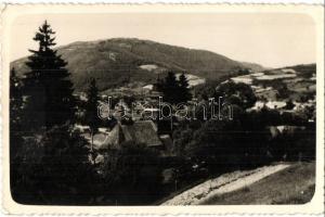 1939 Sóhát, Csornoholova, Csernoholova, Chornoholova; látkép, Görögkatolikus fatemplom / general view, Greek Catholic wooden church. photo (EK)