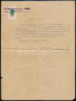 1943-1945 Katonai iratok, igazolványok, 5 db