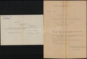 1939-1944 Zsolna nevű kanca származási bizonyítványa, csikólevele, 3 db