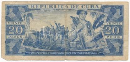 Kuba 1971. 20P T:III-
Cuba 1971. 20 Pesos C:VG
Krause 150.a