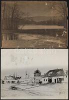 cca 1930-1950 Kaksa Rajmund tatai fényképész fotós hagyatékából. 13 db fotó. Tati életképek, portrék...