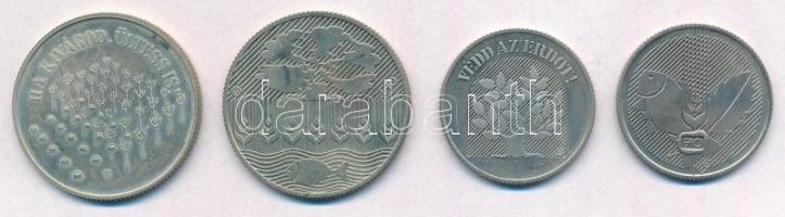 1984. 20Ft Cu-Ni "FAO - Védd az erdőt" + 100Ft Cu-Ni "FAO - Ha kivágod, ültess is&quo...