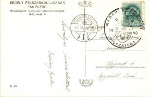 1940 Máramarossziget, Sighetu Marmatiei; bevonulás katonazenekarral / entry of the Hungarian troops ...