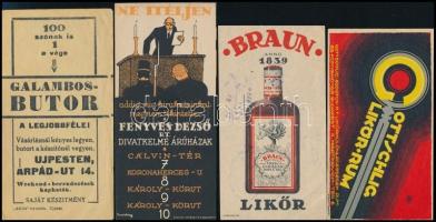 9 db különféle számolócédula