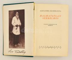 Alexandra Rachmanova: Halhatatlan szerelmes. Fordította: Wiesner Juliska. Bp.,é.n., Dante. Feket-feh...