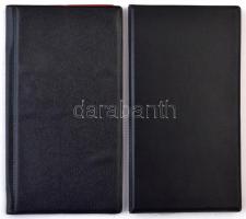 2db érmetartó album, összesen 64 férőhellyel, jó állapotban