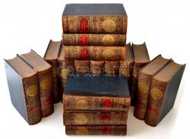 A Pallas Nagy Lexikona Az összes ismeretek enciklopédiája. 1-17. kötet. (2. pótkötet hiányzik)  Buda...