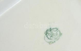 Cervit Cluj Napoca ágaskodó ló, kézzel festett, jelzett, hibátlan, m: 37,5 cm