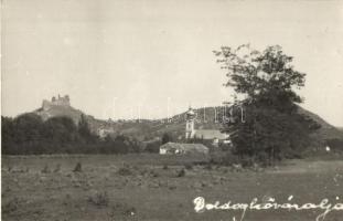 1949 Boldogkőváralja, templom, vár. photo