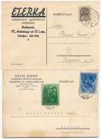 6 db reklámos levelezőlap