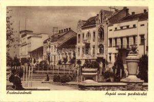 Szatmárnémeti, Satu Mare; Árpád utcai park / street park (EK)