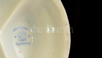 Katzhütte porcelán táncosnő, kézzel festett, jelzett, hibátlan, m: 21,5 cm