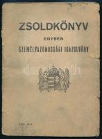 1944 2 db zsoldkönyv