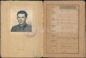 1944 2 db zsoldkönyv