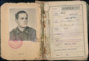 1944 2 db zsoldkönyv