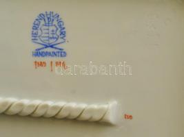 Herendi Fruits & Flowers (BFR) mintás áttört szélű tálka, kézzel festett, jelzett, hibátlan, 21×...