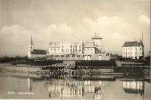 1928 Győr, Csónakház, templom