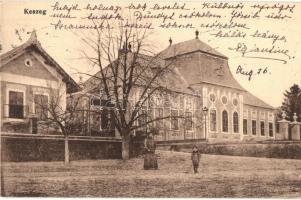 1914 Keszeg, Huszár-Purgly kastély. A levél a kastélyból íródott