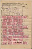 1923 A Romániai Vas-, Fém- és Vegyipari Munkások szövetsége által bronzműves számára kiállított tags...