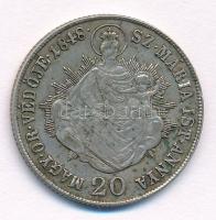 1848KB 20kr Ag "V. Ferdinánd" T:2,2- forrasztásnyom  
Adamo B5