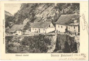 1902 Miskolc, Hámor, támfalépítés