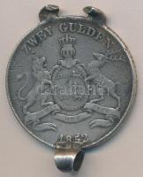 Német Államok / Württemberg 1852. 2G Ag "I. Vilmos" (21,98g) T:3 füllel
German States / W...