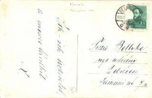 1935 Monok, Kossuth Lajos szülőháza, a nyitott ablak szobájában született. photo