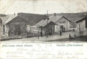 1902 Piliscsaba, Tábori vasútállomás