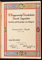 1943 Bp., utazó ügynök fényképes igazolványa + a Magyar Kereskedelmi Utazók Egyesülete névre szóló k...