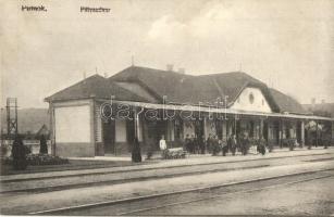 Putnok, vasútállomás. Kovács Antal kiadása