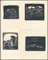 Gy. Szabó Béla (1905-1985): 10 db ex libris, fametszet, papír, jelzés nélkül, különböző méretben