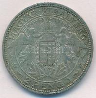 1937. 2P Ag "Madonna" T:2,2- patina
Adamo P7