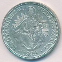 1939. 2P Ag Madonna T:1-,2 kis patina Adamo P7