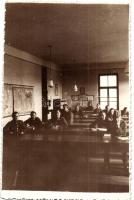 1935 Szombathely, őpk (őrsparancsnok) képző iskola tanterme tisztekkel, belső. photo